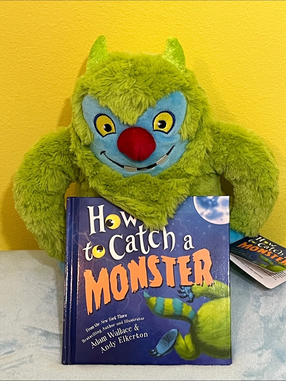 How to Catch a Monster Book & 9” Plush Set | Halloween Gift Bundle | NEW
